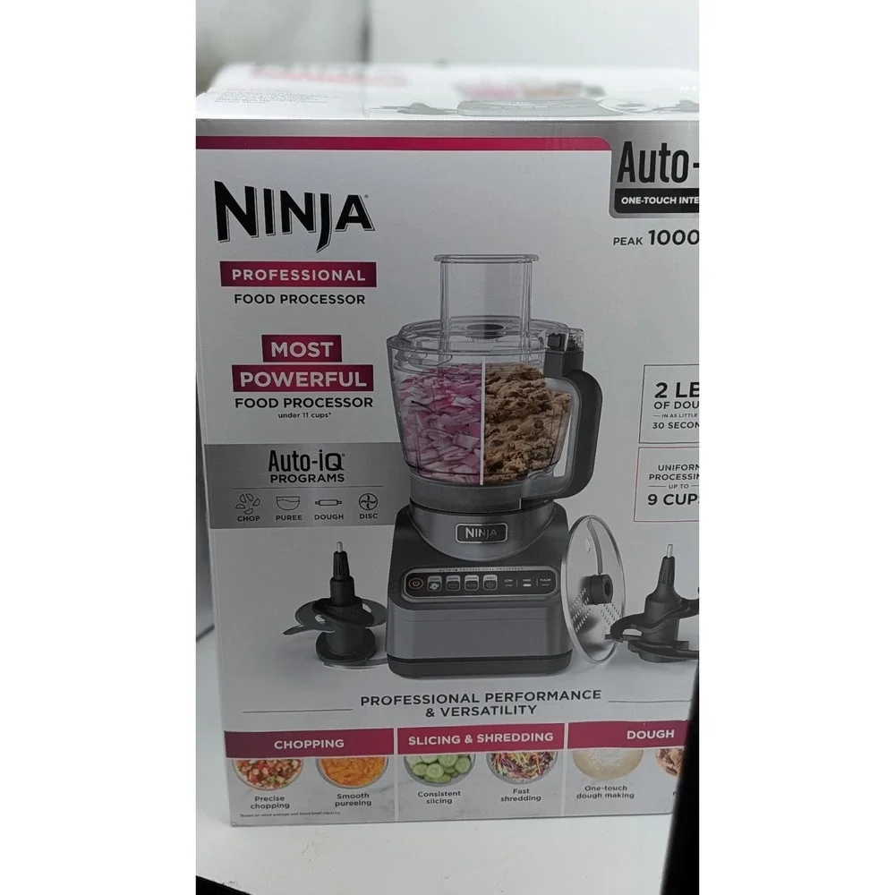 Ninja Professional 9-Cup Food Processor | 1000W Auto-iQ | NEW in Box